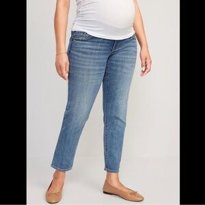 Old Navy Women's O.G. Straight front low panel  Blue Ankle Jeans size 18. NWT